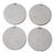 Neoclassical Medals are beautiful decorative objects. Four circular plates in the precious biscuit porcelain with...