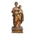 Large Antique 19th Century Mary Jesus Statue Carved Polychrome Wood Religious Sculpture For Sale