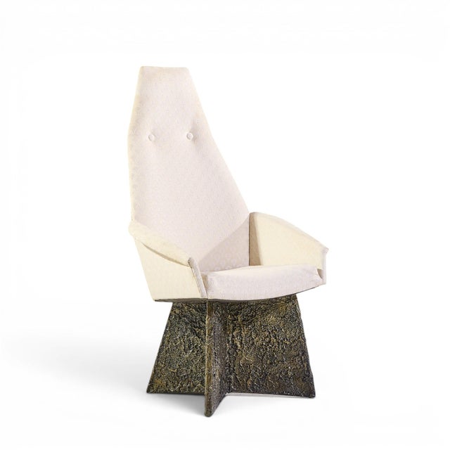 Adrian Pearsall for Craft Associates Mid Century Brutalist Dining Chairs - Set of 6 For Sale - Image 10 of 17