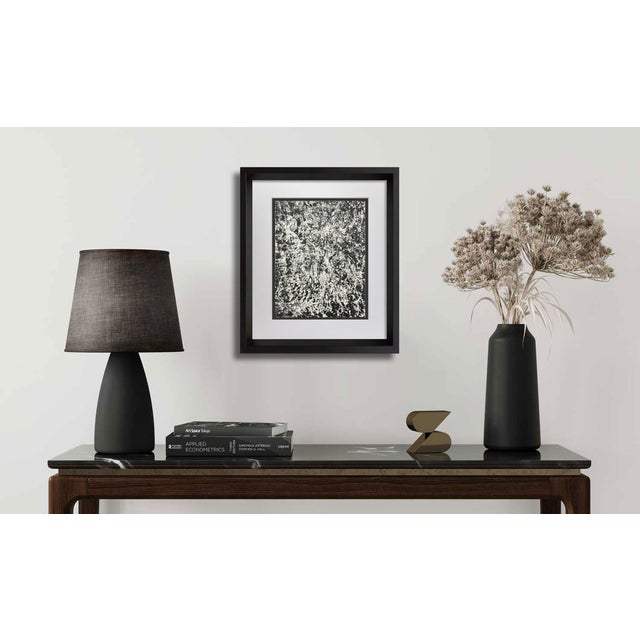 1960s Francois Fiedler 1960 Original Lithograph, Framed Abstract Expressionist Art For Sale - Image 5 of 7