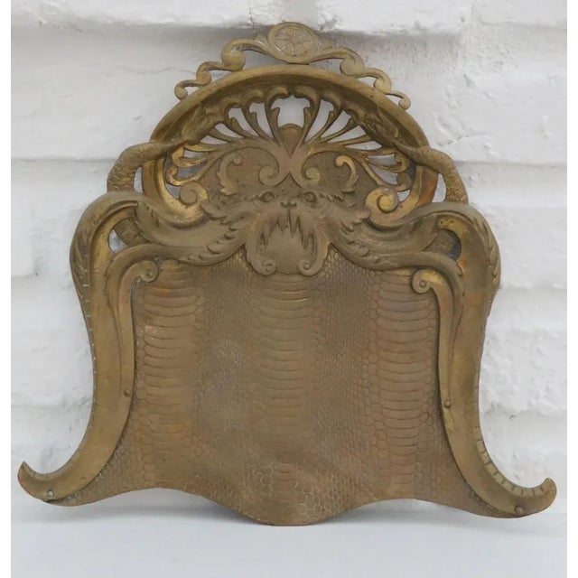 Antique English Brass Crumb Tray For Sale - Image 10 of 10