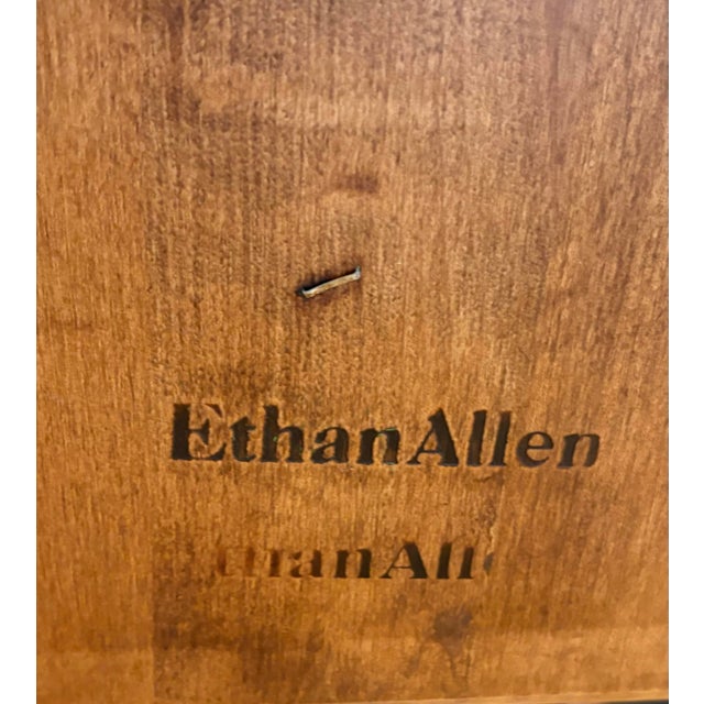 Ethan Allen Windsor Bowback Rocking Chair in Nutmeg For Sale - Image 9 of 10