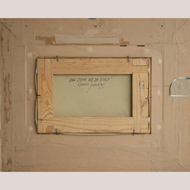 Ramiro Segrelle, A Soft Light of Sky, Original Oil on Canvas, 1980s For Sale - Image 8 of 11