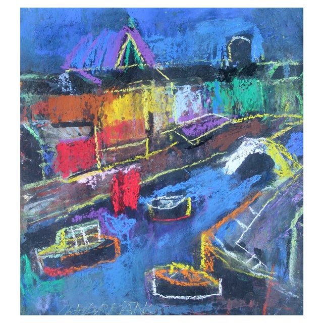 Georgs Barkans, Travel Notes, 2007, Pastel on Paper For Sale