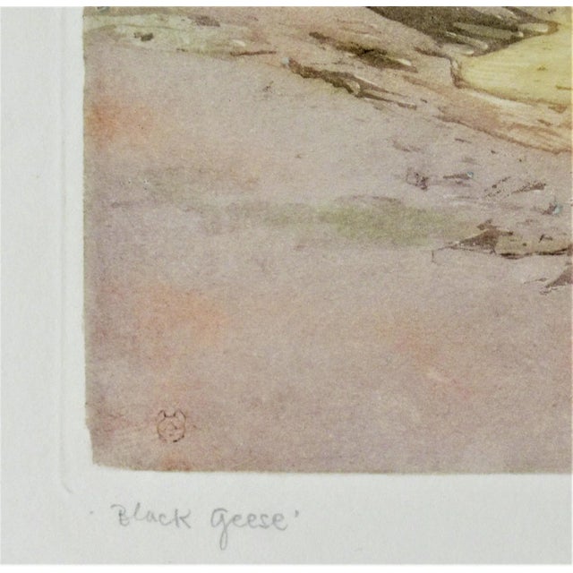 Winifred Austen, Black Geese, 1934 For Sale In San Francisco - Image 6 of 7