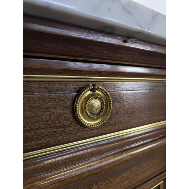 Louis XVI Style Sideboard in Mahogany For Sale - Image 9 of 12