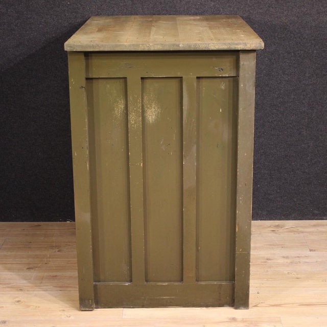 1930s 20th Century Woodcut Workshop Chest of Drawers in Lacquered Wood, 1930s For Sale - Image 5 of 13