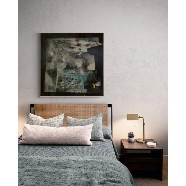 1991 Abstract Oil Painting on Canvas "Strong Emotions, Ii" Renowned Illustrator Bill Shields For Sale In Dallas - Image 6 of 6