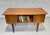 1960s Danish Mid Century Modern Teak Double Sided Desk + Bookcase, 1960's For Sale - Image 5 of 14