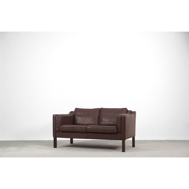 Set of Vintage Scandinavian Leather Sofas, 1970s For Sale - Image 11 of 18