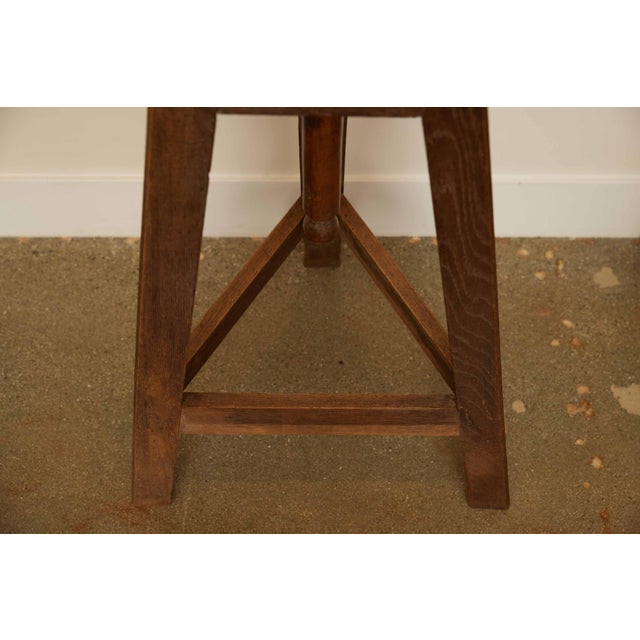 Wood Vintage Wood Sculpture Stand From France, Circa 1950 For Sale - Image 7 of 10