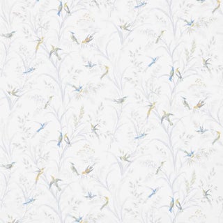Sanderson Tuileries Wallpaper in Silver/Multi For Sale