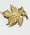 Vintage Solid Brass Leaf Door Knocker, Botanical Entry Hardware, Hollywood Regency Decor For Sale - Image 9 of 10