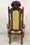 Late 20th Century Renaissance Gothic Style Large Figural Lion Carved Wood Paw Feet Throne Chair For Sale - Image 10 of 12
