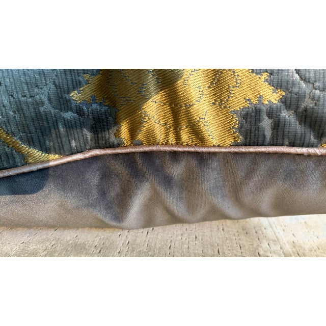 Transitional Luigi Bevilacqua Silk Velvet Pillow For Sale - Image 3 of 5