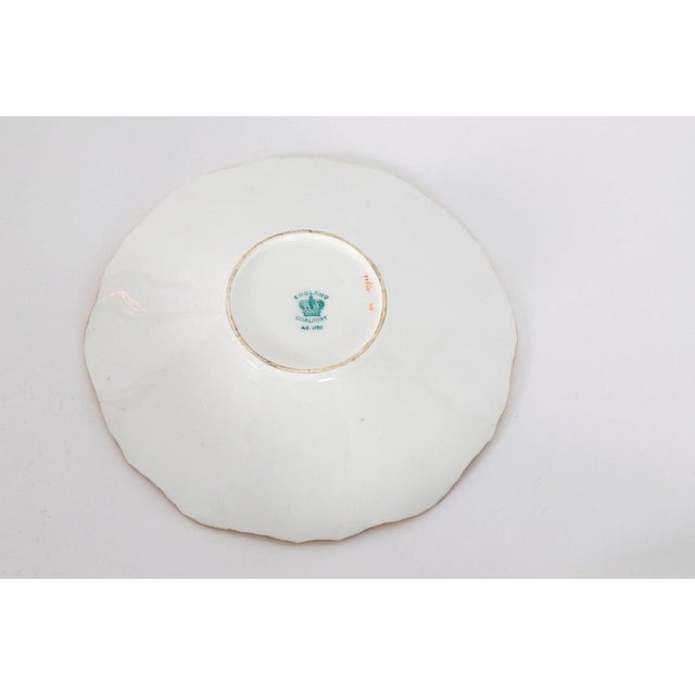 Antique Coalport Bat Wing Porcelain Tea Service, 20th Century, Set of 25 For Sale - Image 14 of 18