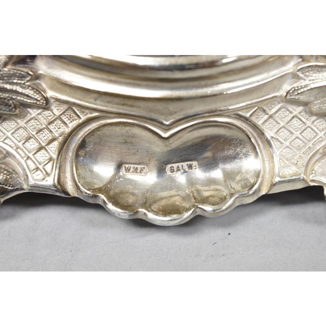 Antique Silver Plated WMF Warsaw Imperial Russia 12" Candlestick Holders - Pair For Sale - Image 15 of 18