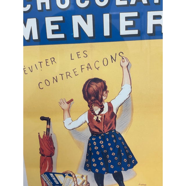Framed Chocolat Menier Advertising Print For Sale - Image 4 of 12