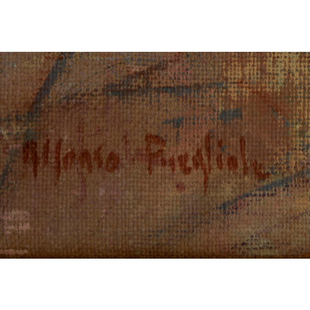 Alfonso Pragliola, Sogni Dorati Abstract Landscape, Mixed Media on Canvas, 2019 For Sale - Image 6 of 7