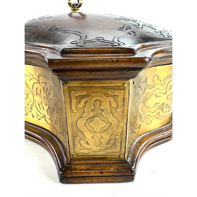 Brass Vintage Handcrafted Dresser Box by Maitland Smith For Sale - Image 8 of 11