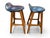 Mid-Century Modern Pair of Mid Century Modern Barstools by Erik Buch For Sale - Image 3 of 4