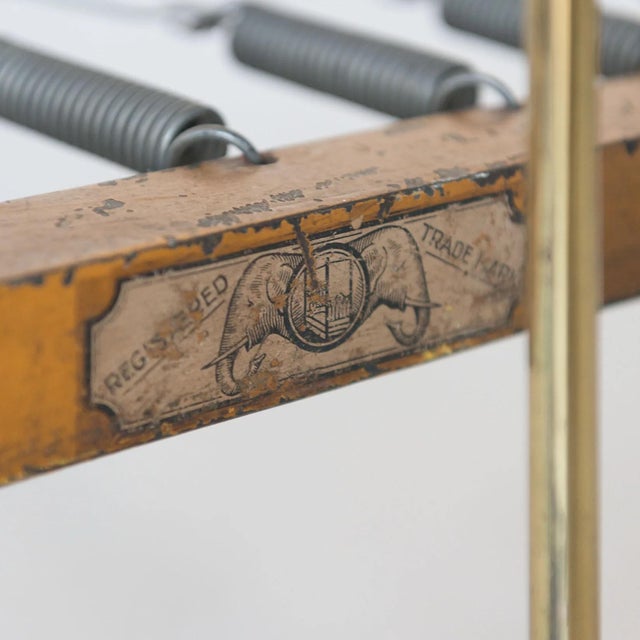 Antique Edwardian Brass Twin Beds, 1890s, Set of 2 For Sale - Image 10 of 18