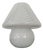 White Murano Glass Mushroom, 1970s For Sale