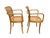 Mid-Century Modern 1960s Thonet Prague 811 Arm Chairs by Josef Hoffman, Pair For Sale - Image 3 of 7
