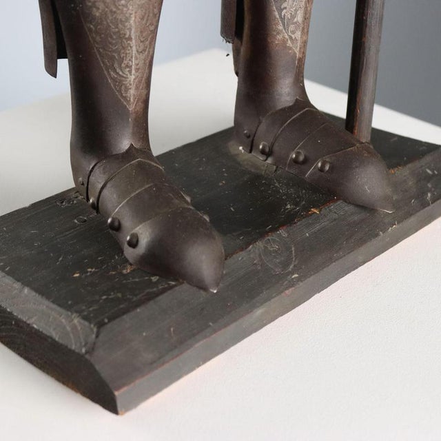 Wood Armor Model with Spear For Sale - Image 7 of 10