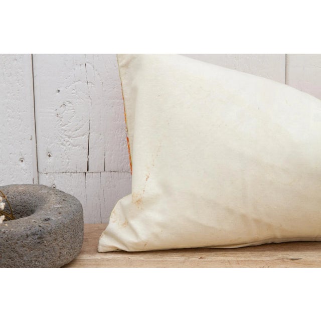 Yellow Vibrant Swati Embroidered Phulkari Pillow Cover For Sale - Image 8 of 10