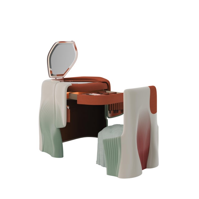 Surreal Vanity Set by Malabar, Set of 2 For Sale - Image 11 of 11