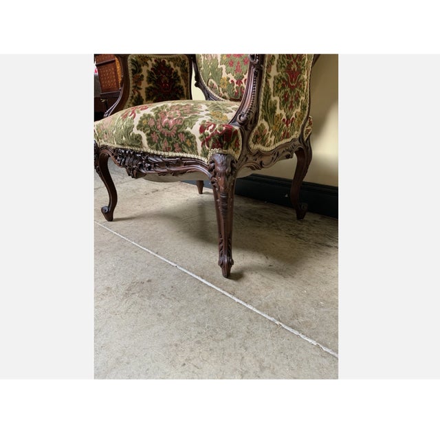 Late 19th Century Antique Louis XV Historicism Armchair, 1890 For Sale - Image 5 of 11