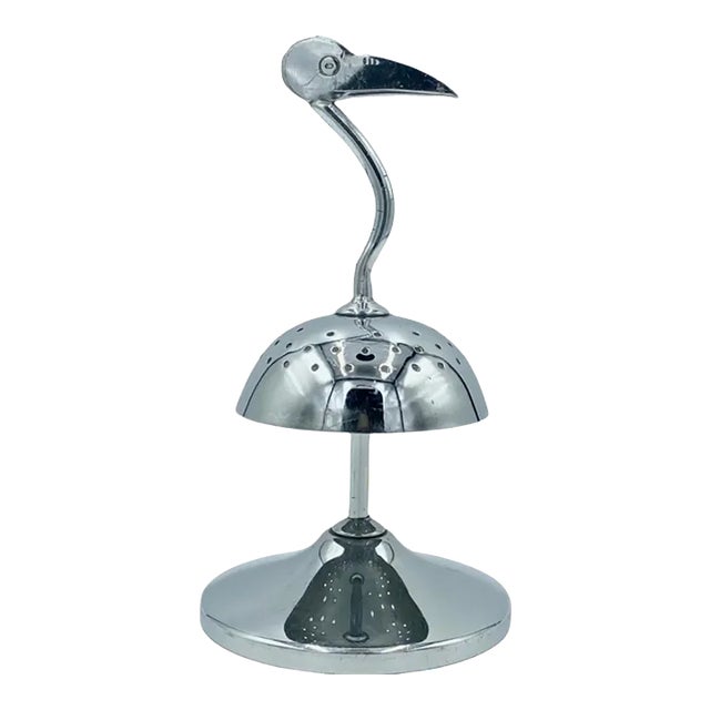 Vintage Stork Silver Plate Hors D’oeuvres Stand Cocktail Barware For Sale