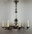 Art Deco Chandelier in Silvered Bronze, 1930s For Sale - Image 12 of 12