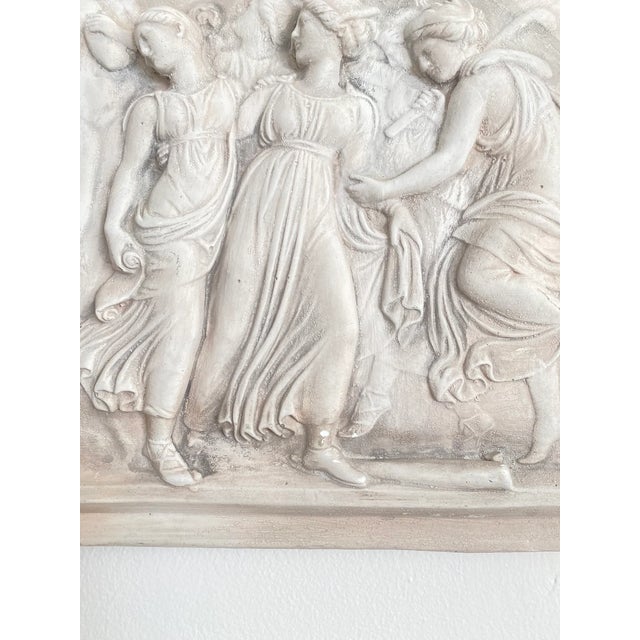 Vintage Greek Style Dance of the Muses Plaster Relief Wall Art Chairish