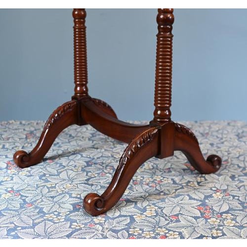 Mahogany Gentelmans Valet Shirt Press Stand For Sale - Image 4 of 7