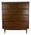 Mid Century Modern Highboy Dresser With Four Drawers For Sale