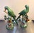 Ceramic Wong Lee Style Green Chinoiserie Parrot Sculptures, Set of 2 For Sale - Image 7 of 8