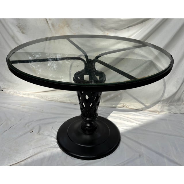 Mid 20th Century Woodard Florentine Center Table for Patio, Attributed For Sale In Atlanta - Image 6 of 11