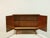 This original 1960s sideboard impresses with its striking light-dark contrast of birch and mahogany veneer. The clean...