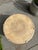 Vintage Round Carved Wood Coffee Table With Tiled Inlay Top For Sale - Image 16 of 16