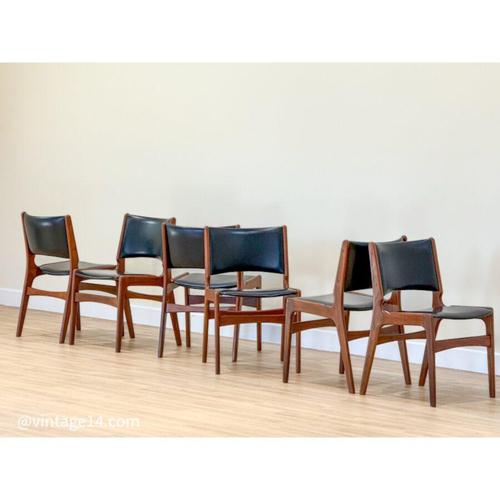 Vintage Dining Chairs by Erik Buch, 1960s, Set of 6 For Sale - Image 16 of 16