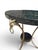 French Empire Style Side Table with Gilt Bronze Base and Green Marble Top, 1970s For Sale - Image 4 of 12