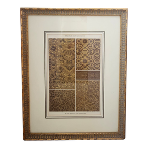 1892 French Renaissance Embroidery Chromolithograph – Maison Quantin – Authenticated – 20" H