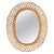 1950s Vintage Rattan Wall Mirror in Midollino, Italy, 1950s For Sale - Image 5 of 5