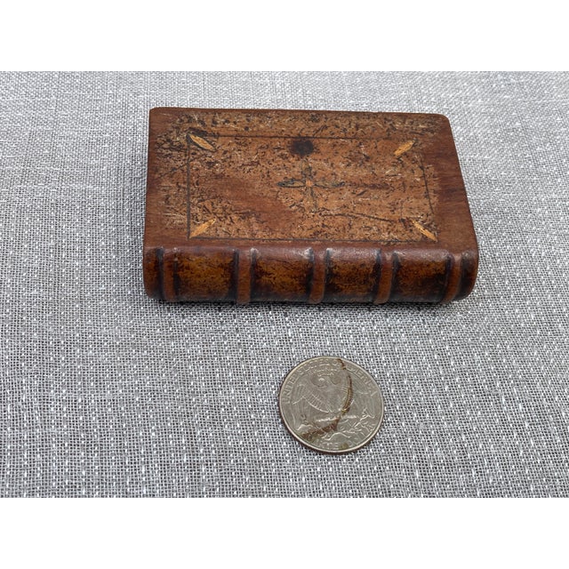 Antique Wooden Book Match Safe For Sale - Image 10 of 15