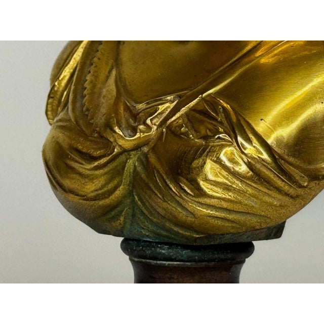 Late 19th Century Bronze Small Portrait Bust of Diana De Poitiers, After Jean-Antoine Houdon For Sale - Image 13 of 18