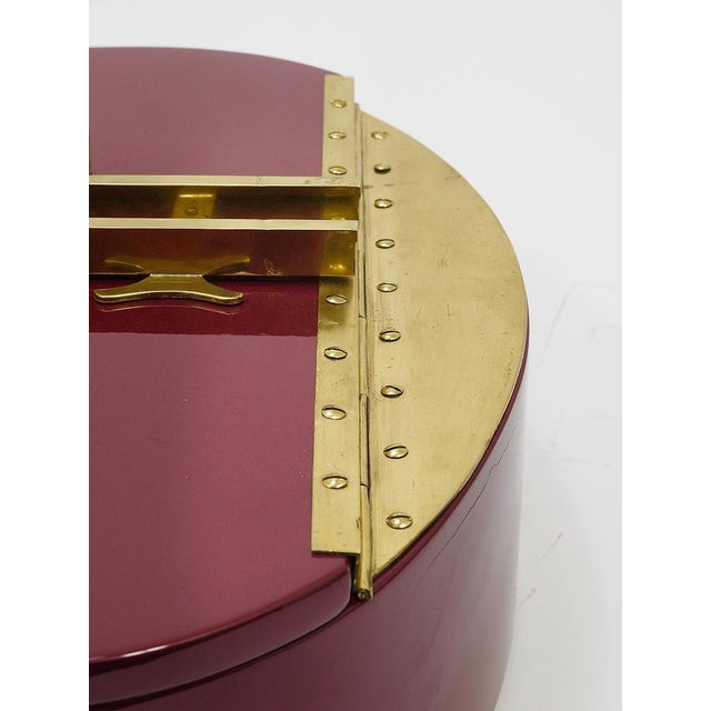 Italian Padlock Home Bar Cabinet, 1970s For Sale - Image 13 of 18