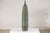 Tall Artisan Ceramic Hand-Crafted Vase with Ribbed Body and Green Glaze For Sale - Image 9 of 16