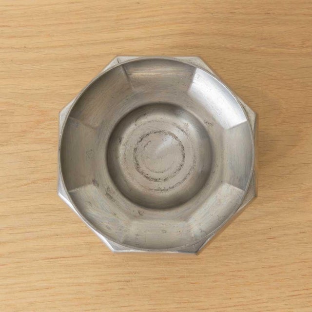 French Art Deco Silver Octagon Dish For Sale - Image 4 of 11